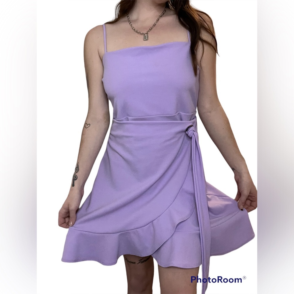 Purple lilac Mini Dress